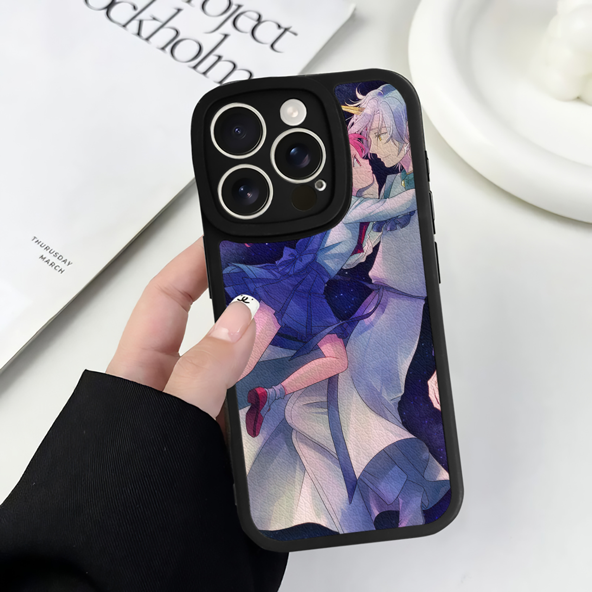 （画像用） 美少女戦士セーラームーン Sailor Moon 【iPhone 16シリーズ対応】シリコンスマホケース（レザー調） 材質：シリコン